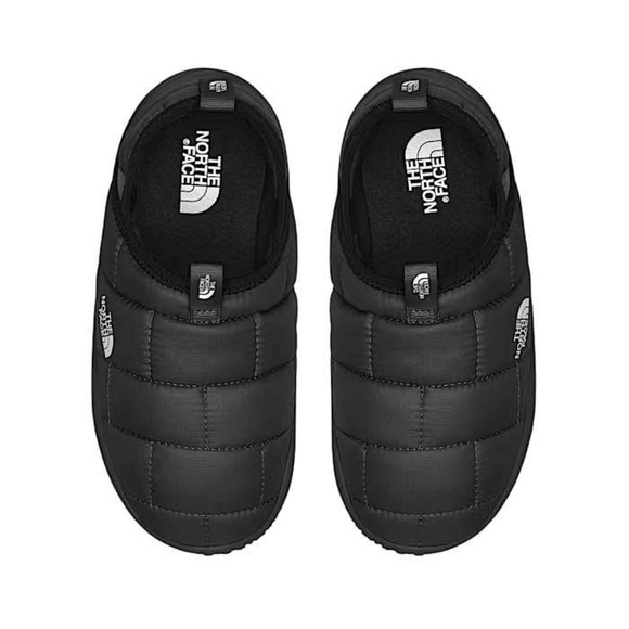 BRAND NEW boy girl youth the north face thermoball slip on black shoes size 12 - Picture 2 of 5
